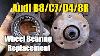 2009 2016 Audi A4 B8 Wheel Bearing Replacement Fast Method A4 A5 A6 A7 A8 Q5 Porsche Macan