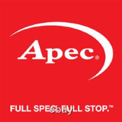 APEC Front Pair of Brake Discs for Audi A4 AUK 3.2 January 2005 to January 2008