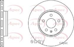 APEC Front Pair of Brake Discs for Audi A4 CVKB/DBPA 2.0 May 2015 to Present