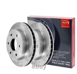 APEC Front Pair of Brake Discs for Audi A5 CCWA 3.0 March 2009 to March 2012