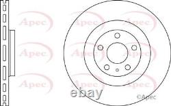 Apec Brake Disc x1 Vented Front Braking Quality Replacement DSK2410 Fits Audi A4