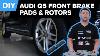 Audi Q5 Front Brake Rotor And Brake Pad Replacement Diy Audi Mlb Q5 Sq5 2013 2017