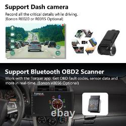 CAM+DVR+DAB+Android 10 8Core 2DIN 10.1 GPS Sat Nav Car Stereo DSP Apple CarPlay