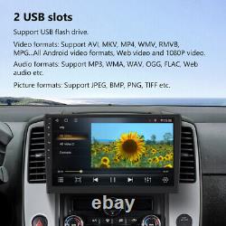 CAM+OBD+2DIN Android 8Core Car Stereo 10.1 IPS GPS Sat Nav Radio CarPlay DSP BT