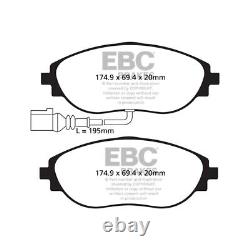 DP42127R Yellowstuff Front Right Left Brake Pads Set Replacement Spare By EBC