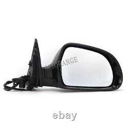 For Audi A6 S6 2009-2011 Right O/S Door Wing Mirror Puddle Light Heated Black
