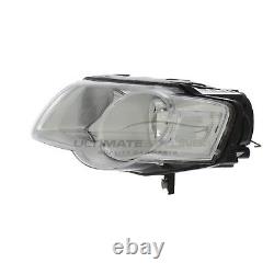 Headlights VW Passat B6 2005-2011 With Chrome Inner Headlamps Pair Left & Right