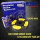 NEW EBC 312mm FRONT TURBO GROOVE GD DISCS AND YELLOWSTUFF PADS KIT PD13KF053