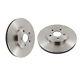 Pair of Front Brake Discs for Audi A4 CNHA 2.0 (04/2015-08/2016) Genuine NAP