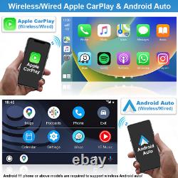 Single DIN Android 13 Car Stereo 10.1 HeadUnit GPS Radio Apple CarPlay+CAMERA